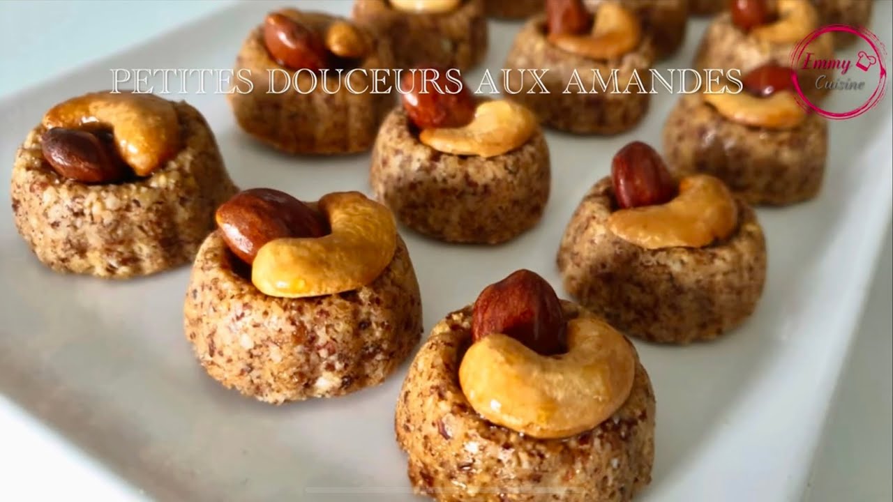 Petites Douceurs aux Amandes Décorées pour le Thé ou le Café - GIZATA 🇹🇳