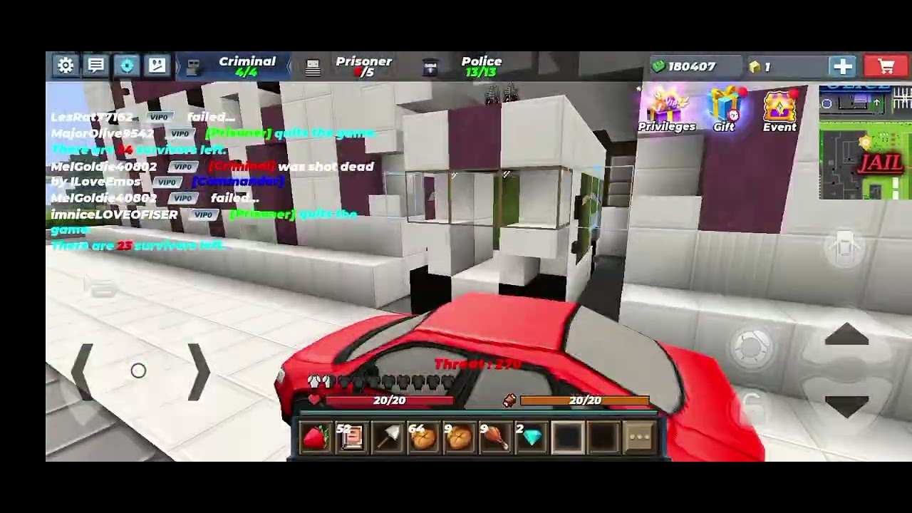 I become robber in Blackman go 