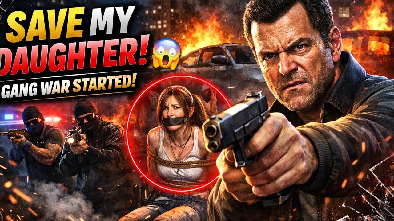 GTA 5 Gujarati – Daughter ને બચાવવા Full Action War! 💥GTA V  Bachavo Mission (Gujarati Gameplay)