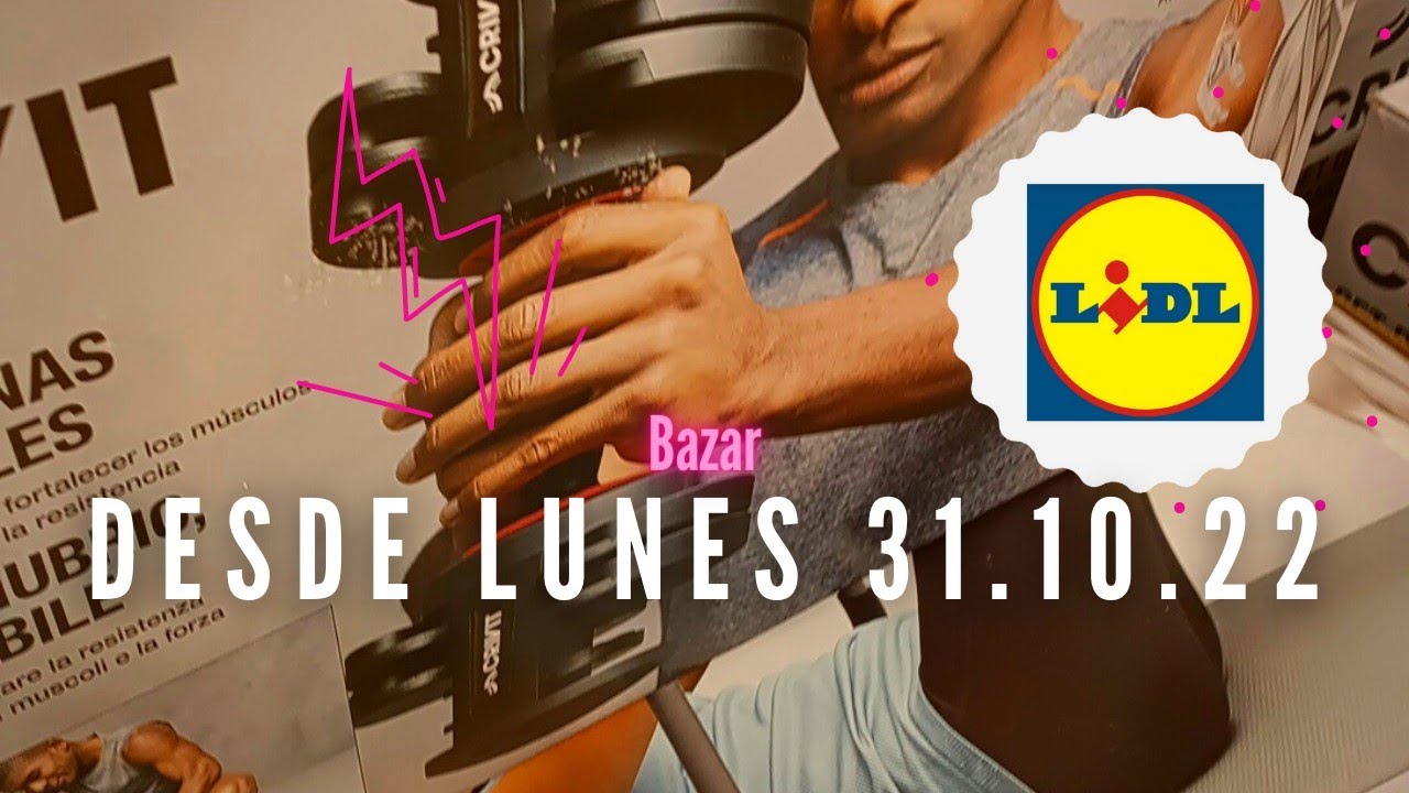 Lidl Bazar desde hoy lunes 31 de Octubre 2022: pistola de masaje y fitness crivit
