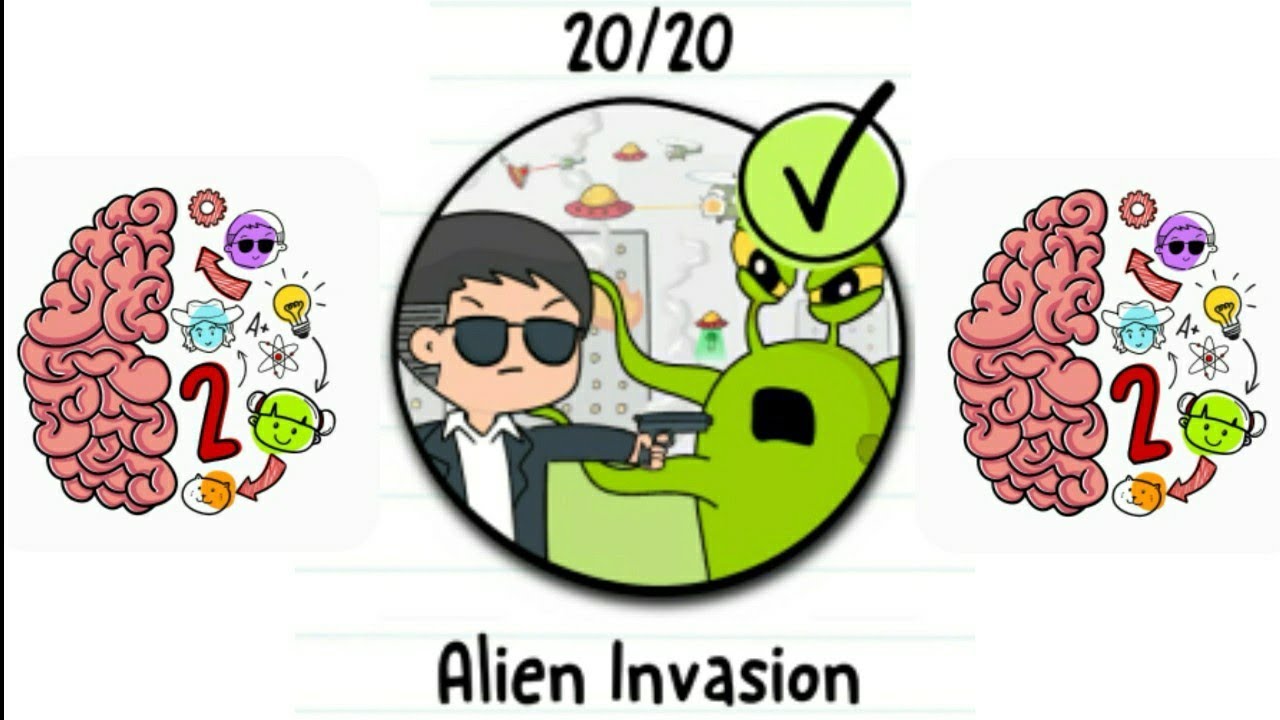 BRAIN TEST 2 ALIEN INVASION INVASI ALIEN