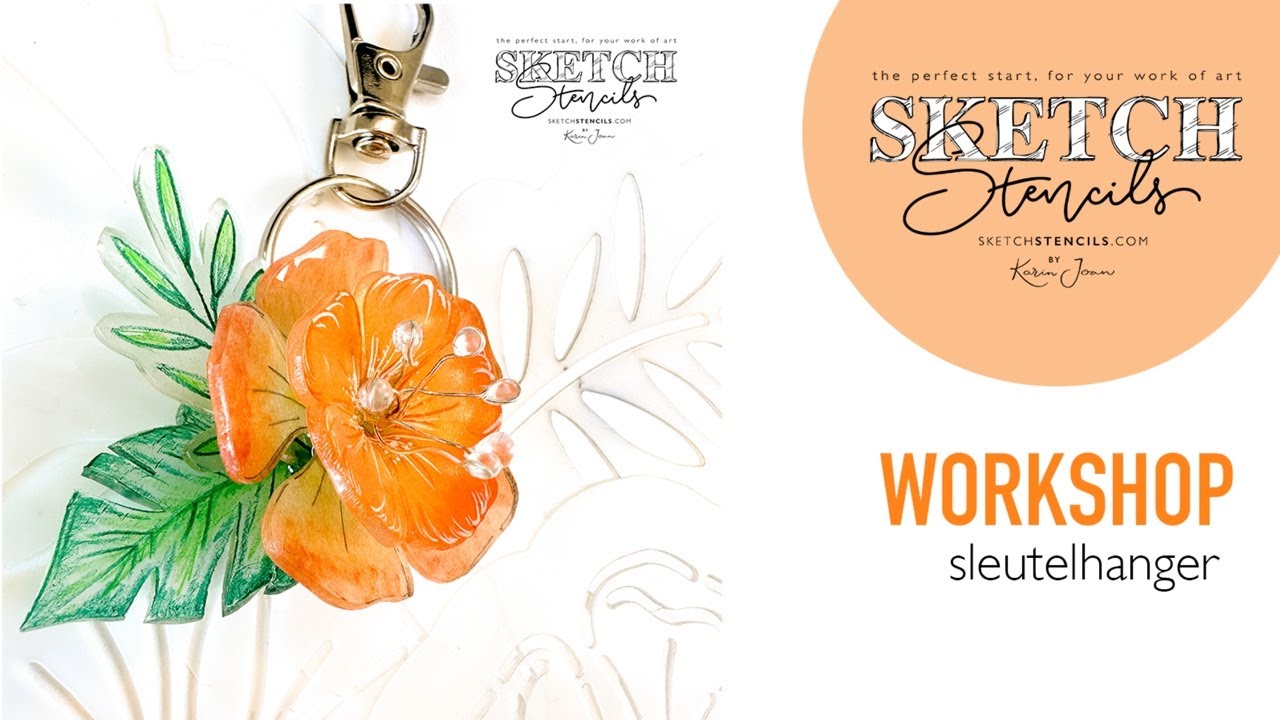 SKETCH Stencils Sleutelhanger