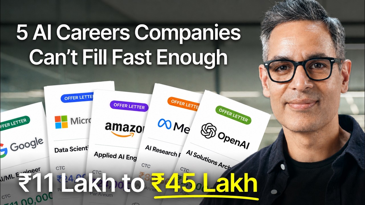 5 AI Jobs That Are Exploding in India Right Now | Warikoo Careers Hindi