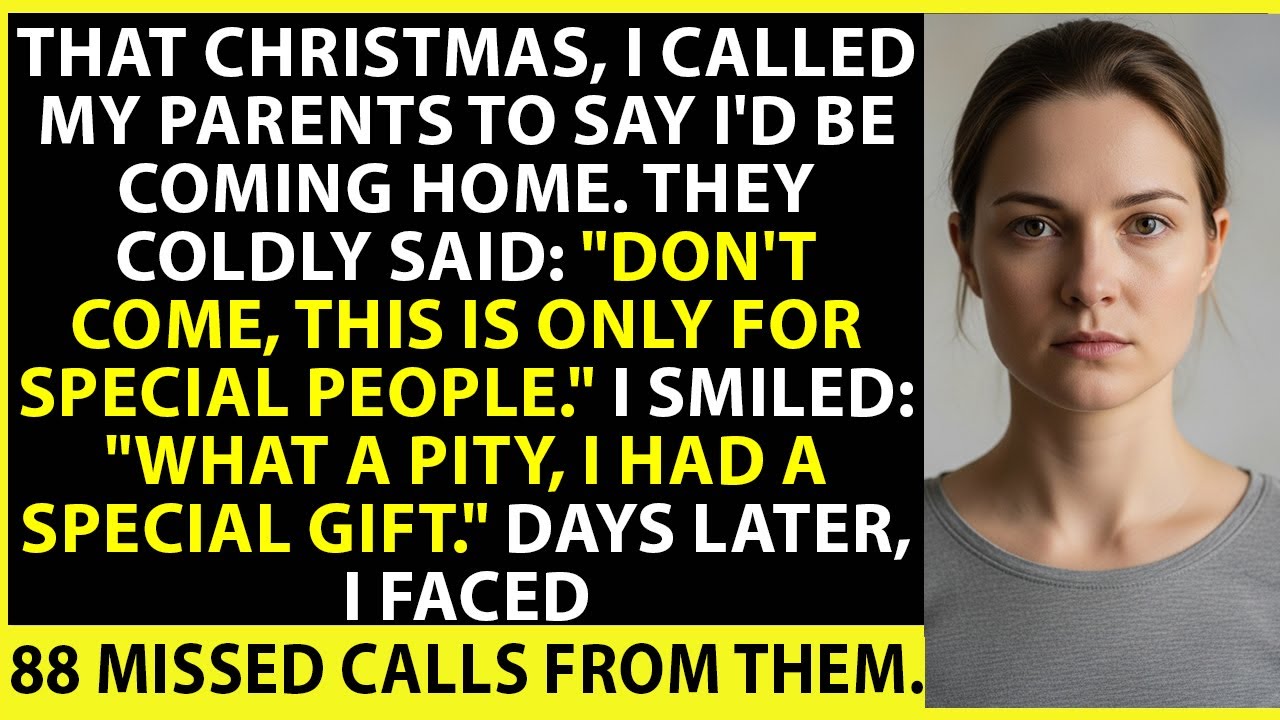 At Christmas, I Called My Parents Saying I’d Come Home. They Coldly Replied: “Don’t Come Back…”