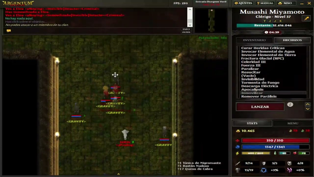 ARGENTUM ONLINE 3# Clero H 37