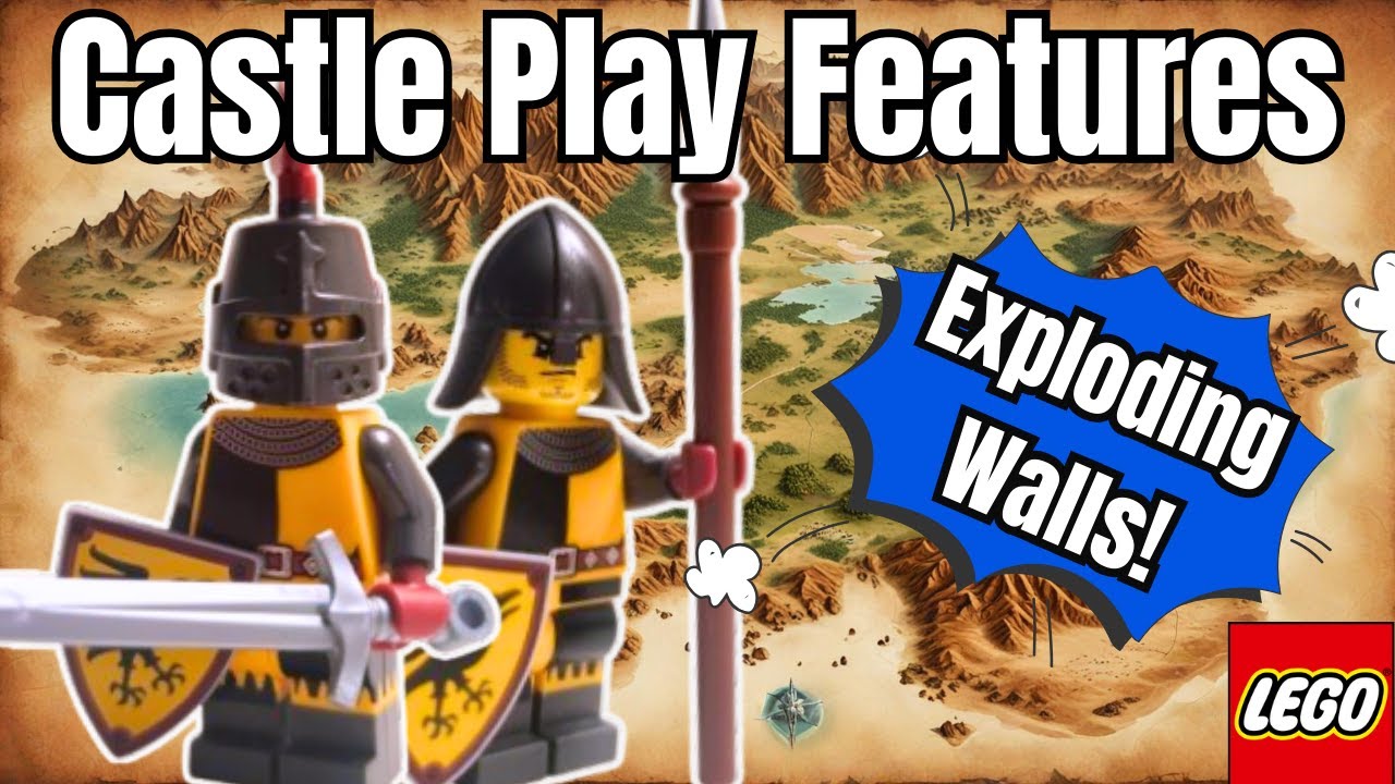 I built a HUGE LEGO Castle with Play Features