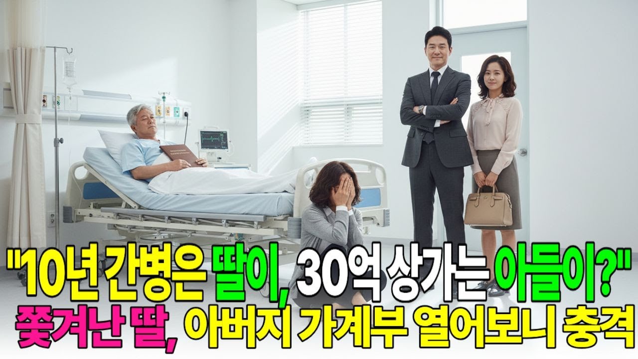 10년 독박간병 딸은 깡통, 빈손 오빠는 30억 상속? 아버지 가계부에 숨겨진 충격 반전#시니어드라마 #시니어사연 #오디오북