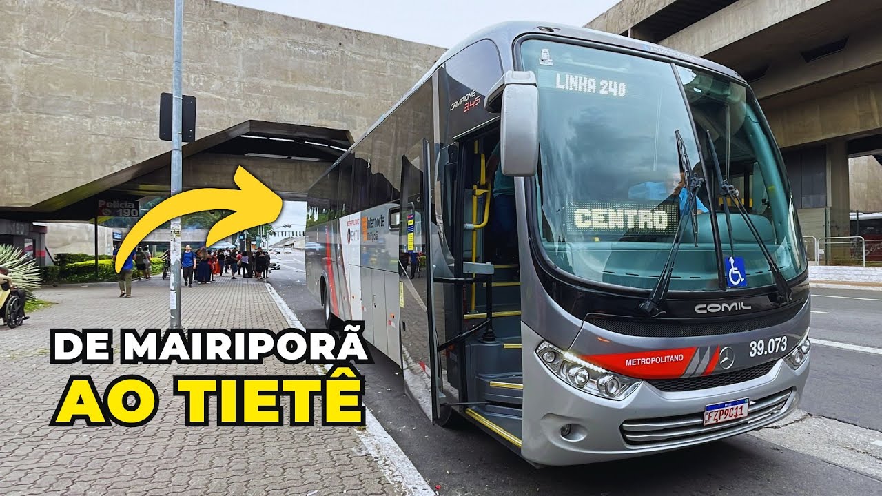 DE MAIRIPORÃ ao TERMINAL TIETÊ: A LINHA SELETIVA da EMTU com CONFORTO RODOVIÁRIO