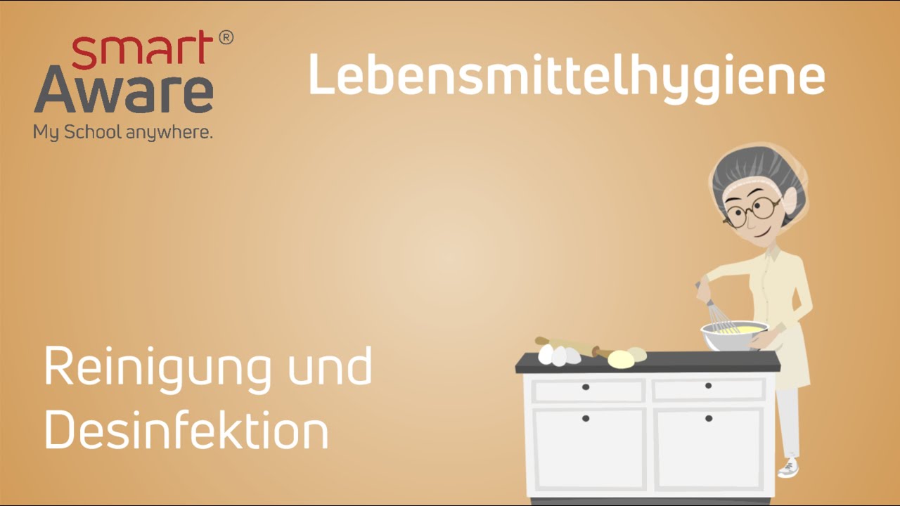 Lebensmittelhygiene | so reinigen und desinfizieren Sie richtig | sauberer Umgang mit Lebensmitteln