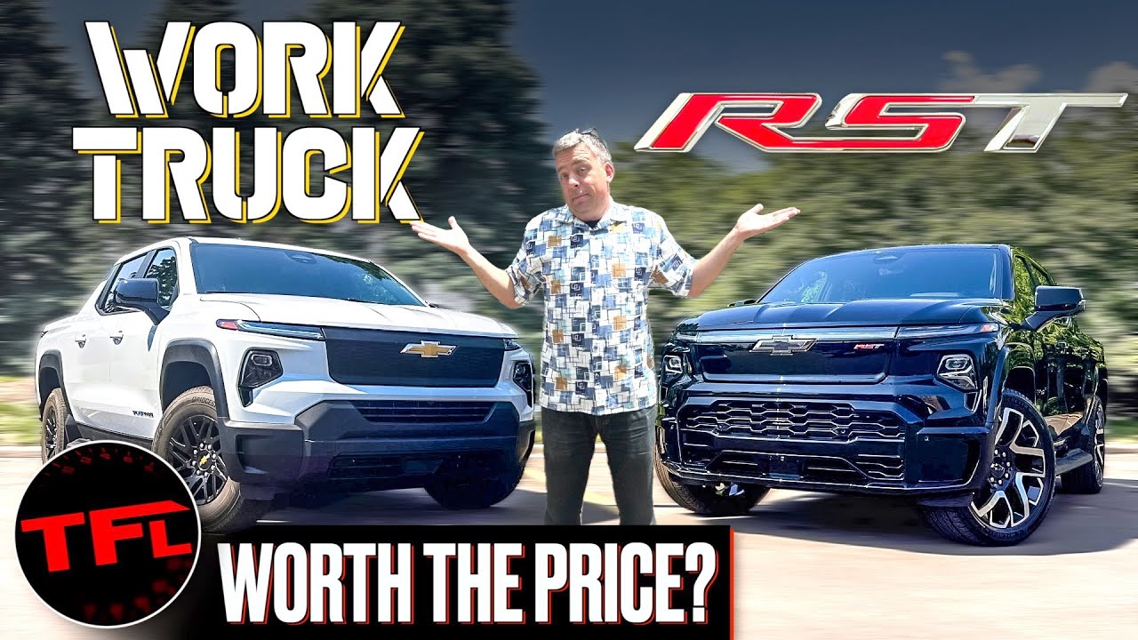 Электромобиль Chevy Silverado Work Truck 2024 года или премиальная модель RST &mdash; посмотрим, что мо...