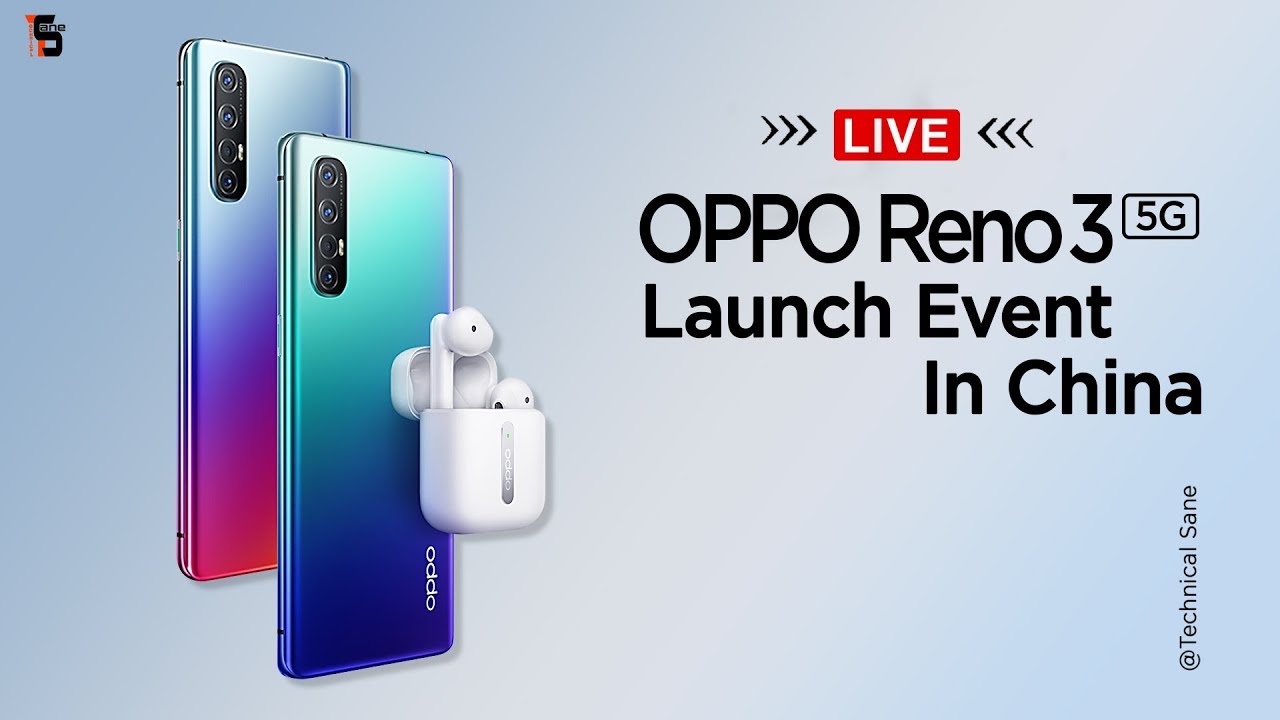 Oppo Reno3 5g Series Official Launch Event | In China | Technical Sane
