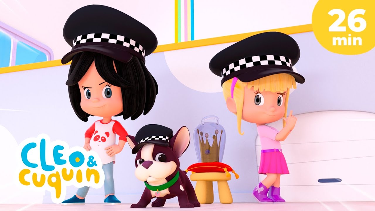 COPS AND ROBBERS | Cleo & Cuquin: Educational videos