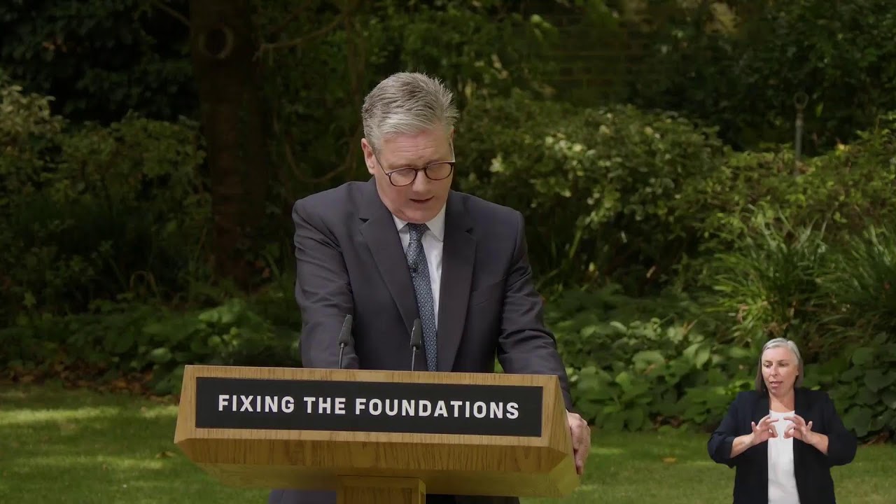 Watch LIVE: Keir Starmer&rsquo;s speech on fixing the foundations of our country.