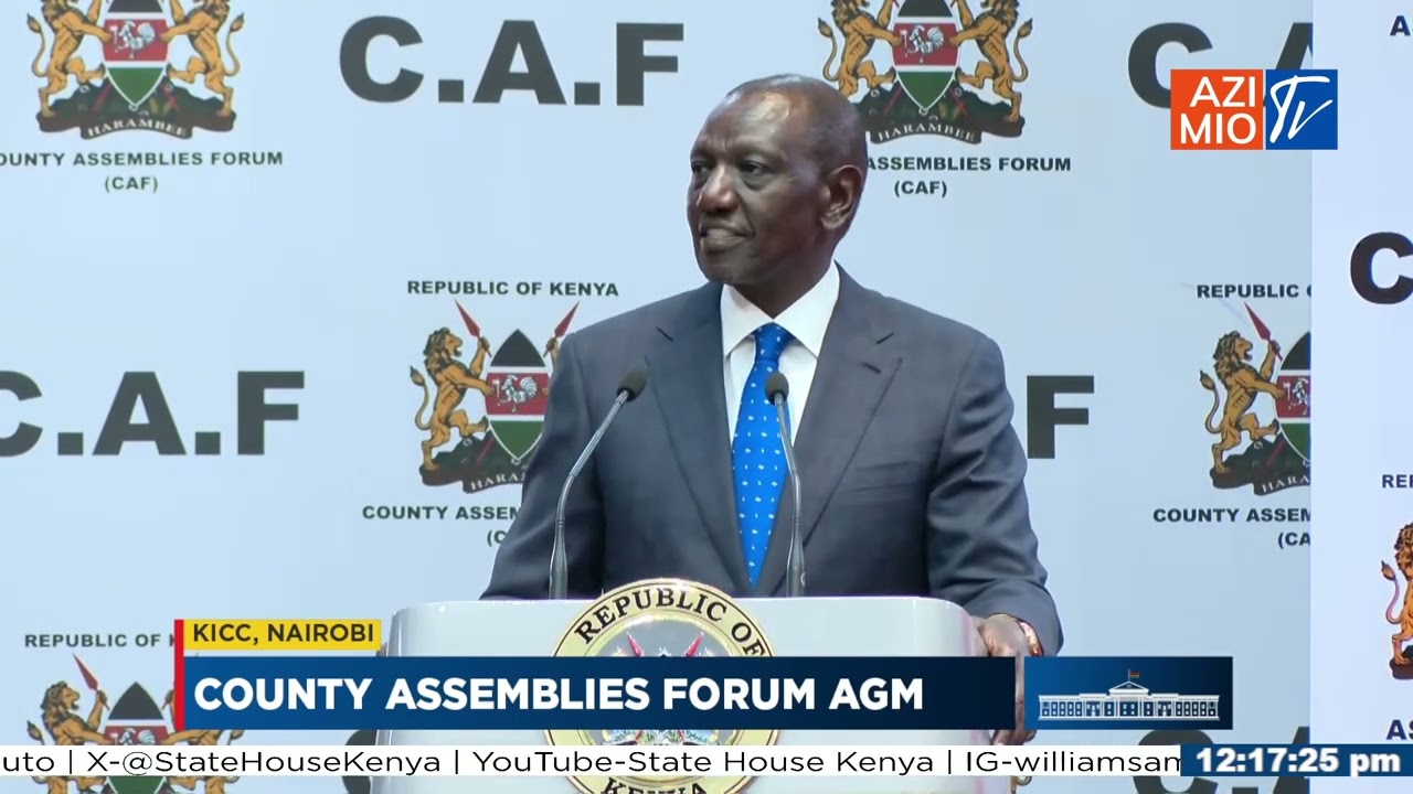 LISTEN: President Ruto’s BOLD Message to MCAs at County Assemblies Forum in Nairobi
