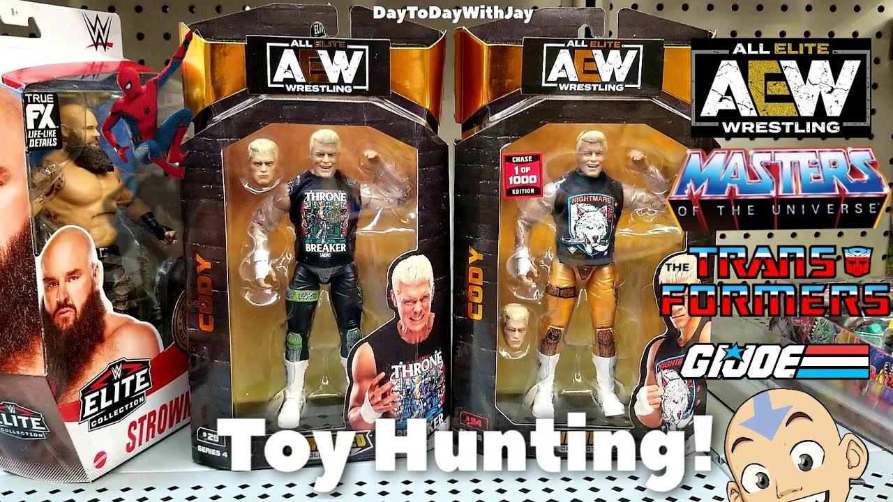 Toy Hunting! Some amazing finds and clearance toys! MOTU AEW #toys #toyhunting #actionfigures