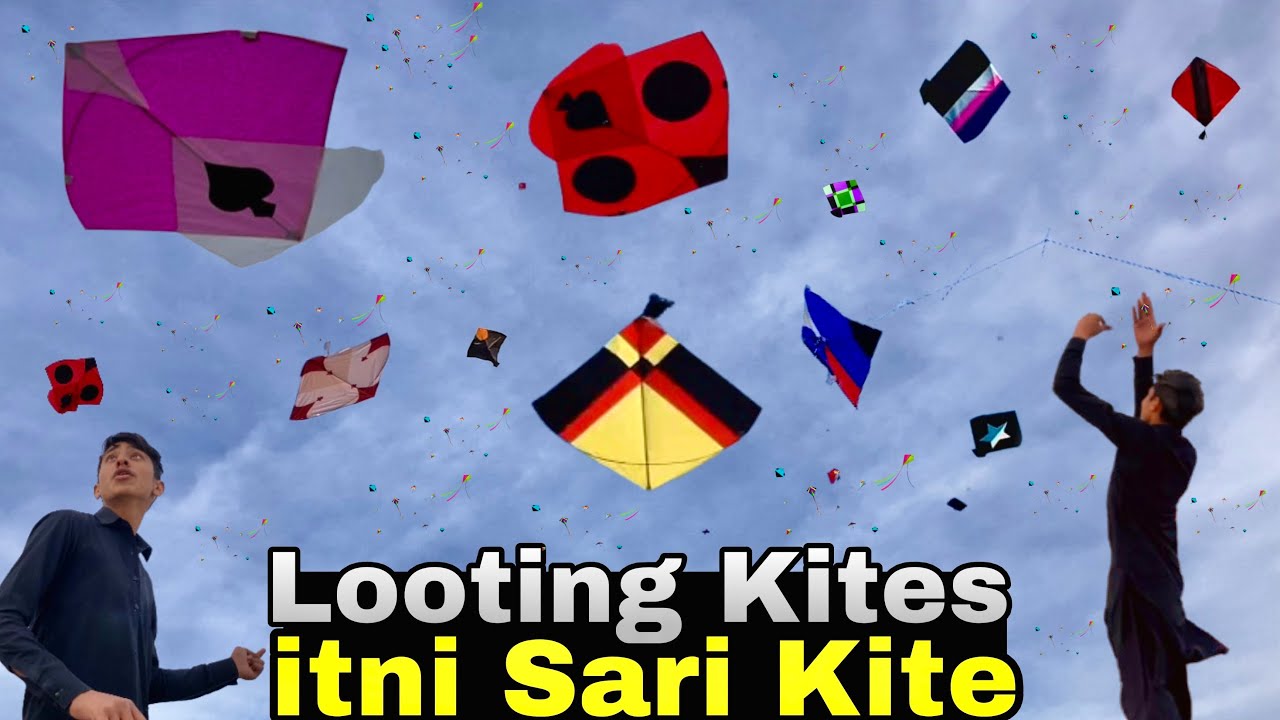 Looting And Rolling Catching Other Kites🤩Beautiful 2.5 Tawa Kite Catching 😱Cutting Other Kites !