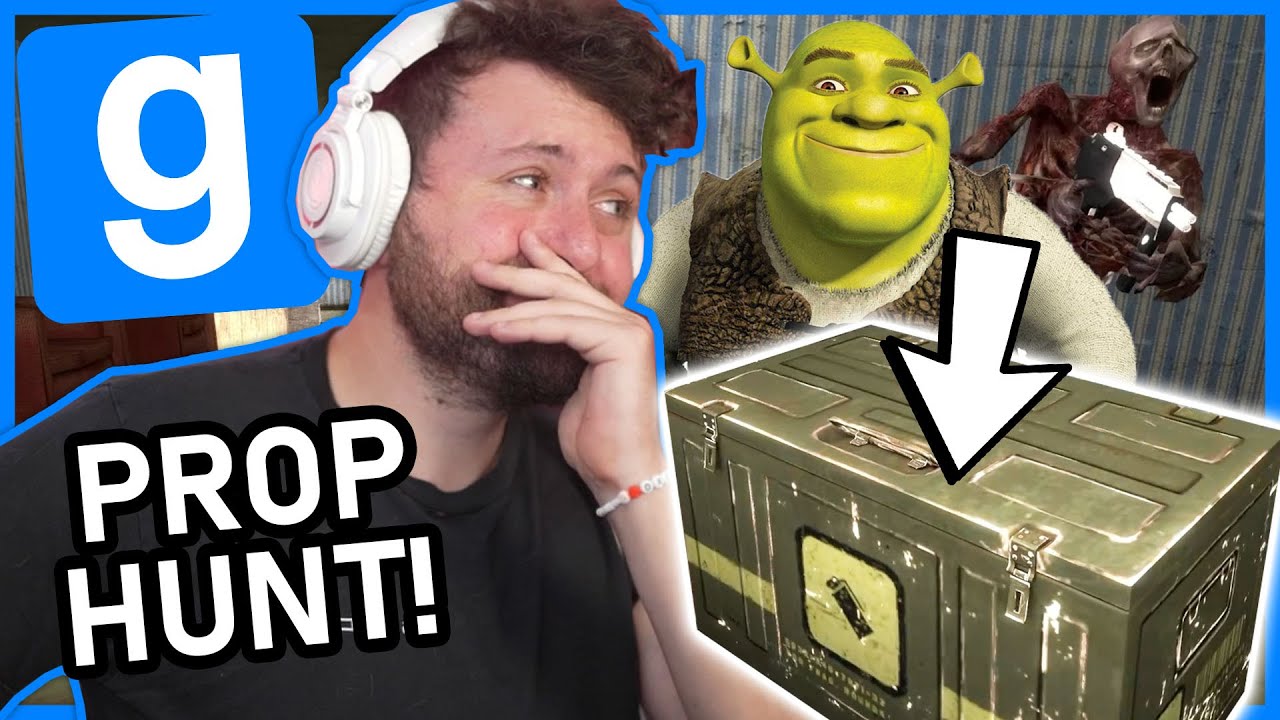 Giving obvious hints in Prop Hunt will NEVER get old | Gmod Prop Hunt w/ Friends