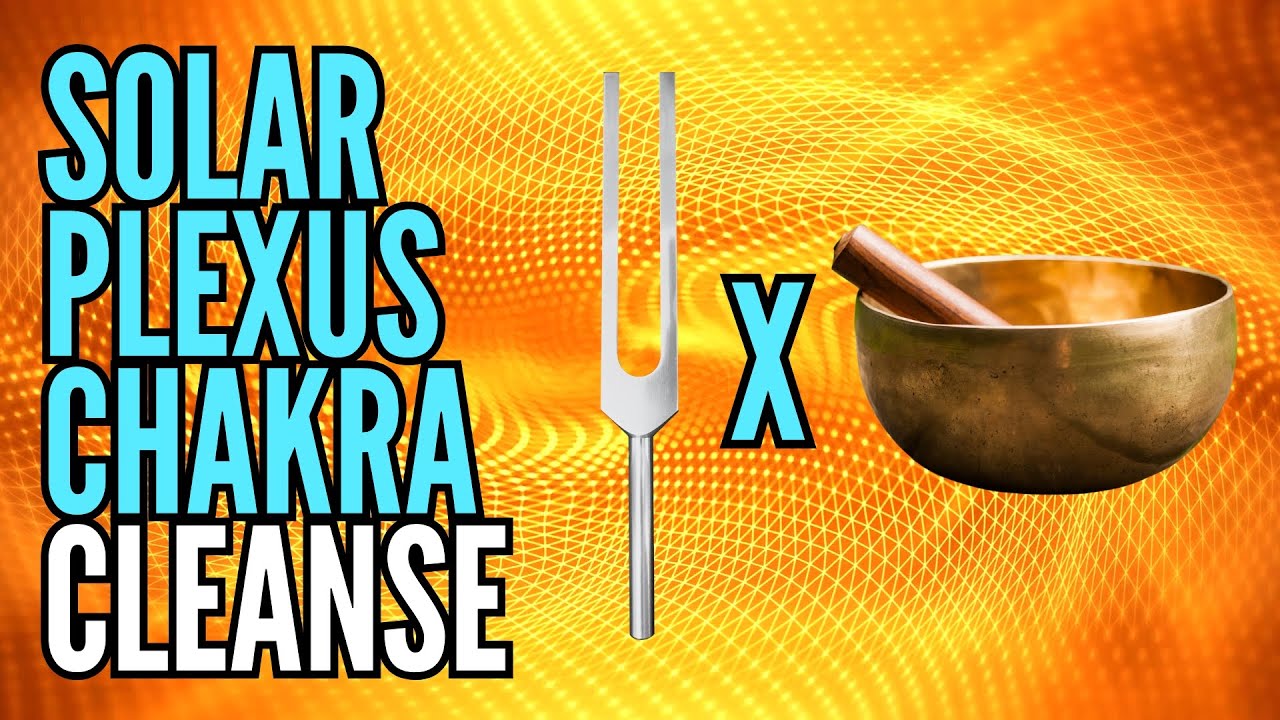 Solar Plexus Chakra Cleanse 🟡 320 Hz Tuning Fork x Singing Bowl BOOST Your Confidence!