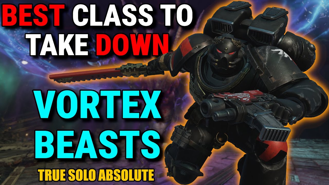 Assault HUNTS DOWN & BULLIES Vortex Beast For Phobos Helmet - True Solo Absolute | Space Marine 2