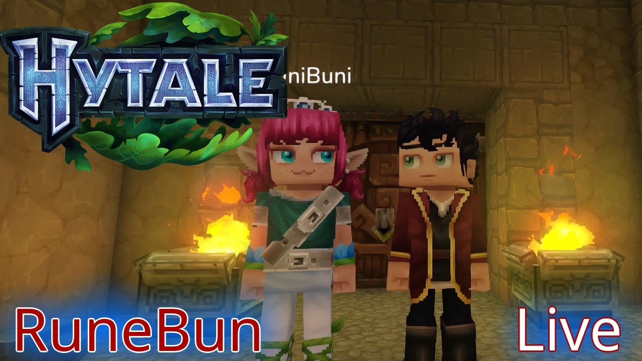 Hytale Co op: RUNEBUN LIVE 002
