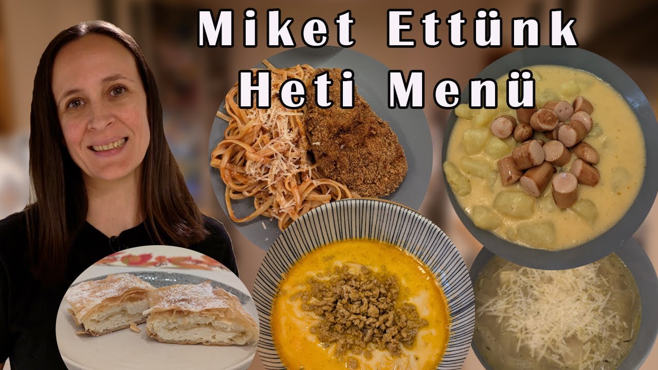 Miket Ettünk VLOG - Tan Tan Ramen, Hagymaleves, Kurmplifőzelék, Rétes - ebéd és vacsora ötletek