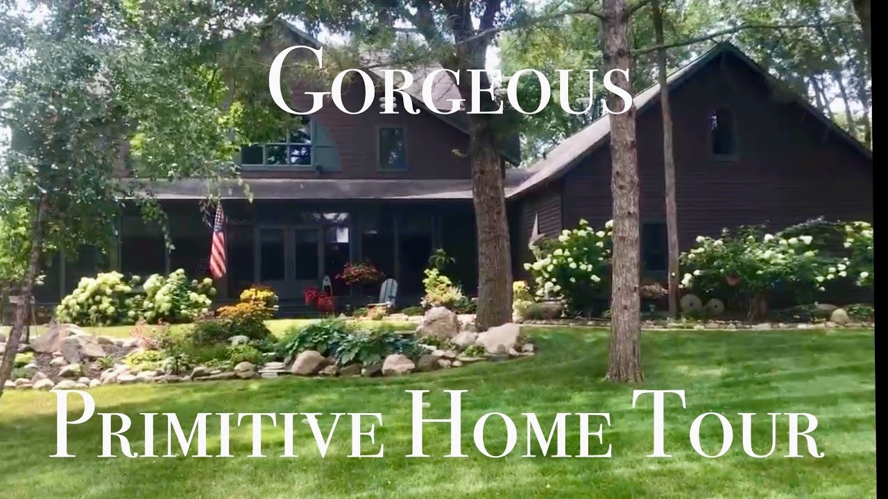 Come Tour this Gorgeous Primitive Home~Antiques~Textiles~Baskets~Boxes