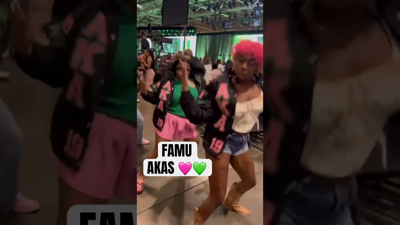Beta Alpha chapter of Alpha Kappa Alpha at Florida A&M University 🩷💚