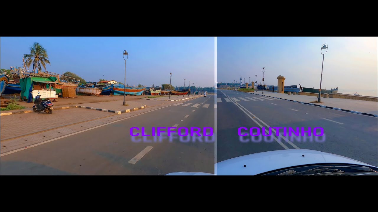 DAMAN  |  A DRIVE FROM MOTI DAMAN MARKET TO DEVKA BEACH  |  2 GOPRO  HERO 9  VIDEOS  COMBINED  |  4K