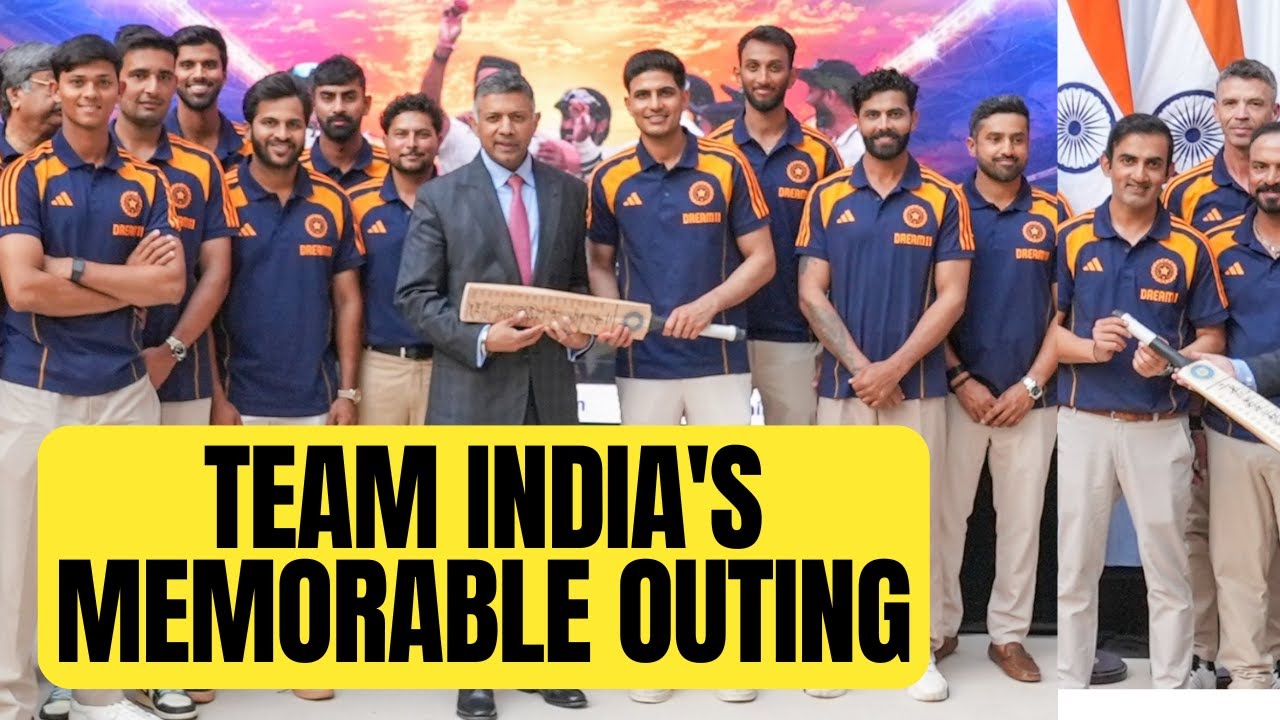 EXCLUSIVE: Shubman Gill-led team India visit High Commission in London |Sports Today