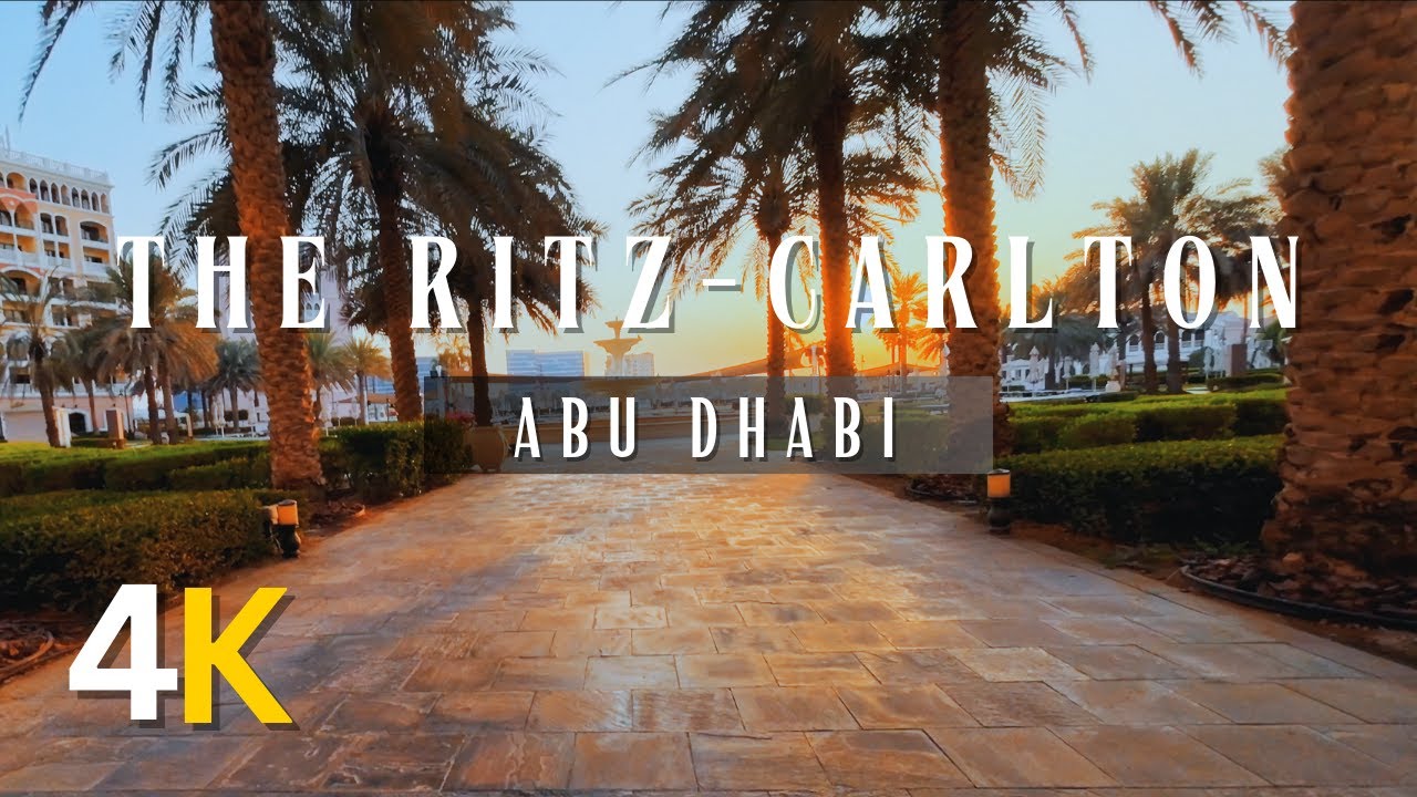 Walking Around in The Ritz-Carlton Abu Dhabi - Marriott Bonvoy hotels