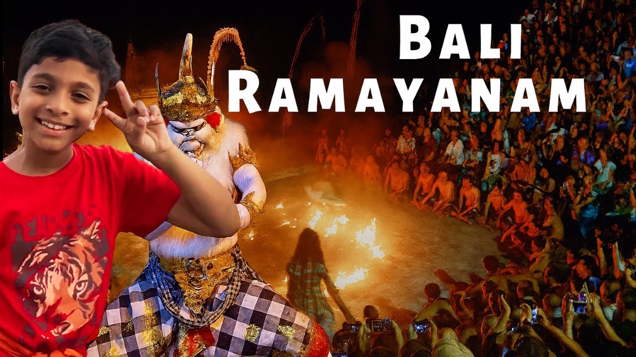Bali Uluwatu Sunset & Full Kecak Fire Dance | Ramayana Story for Kids