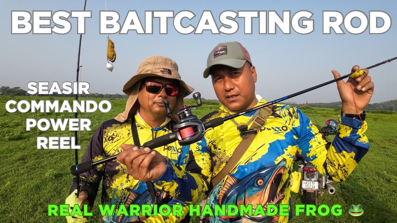 Testing video: Okuma competition Baitcasting rod / Seasir commando power reel / Cobra frog