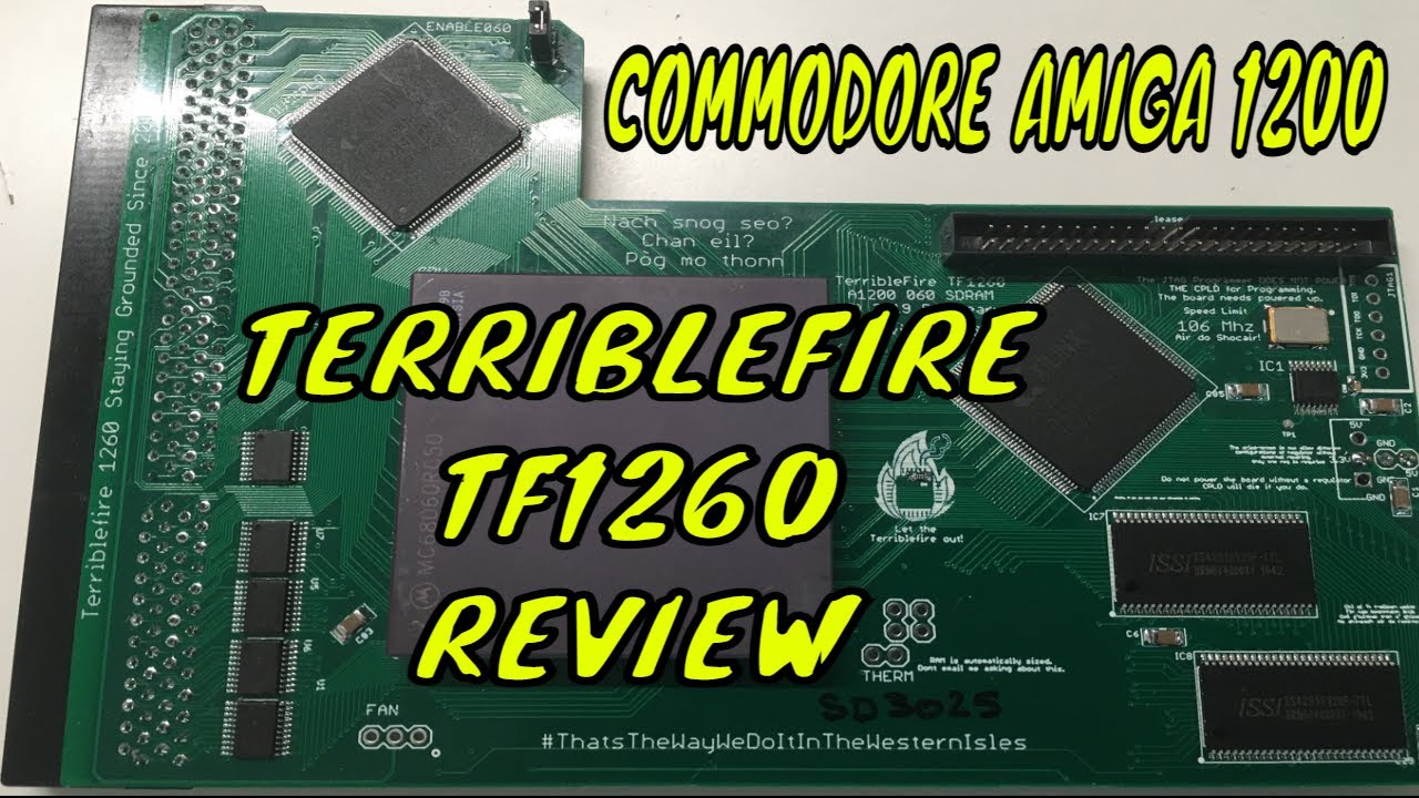 Terriblefire TF1260 68060 Amiga 1200 Accelerator card review Part 1