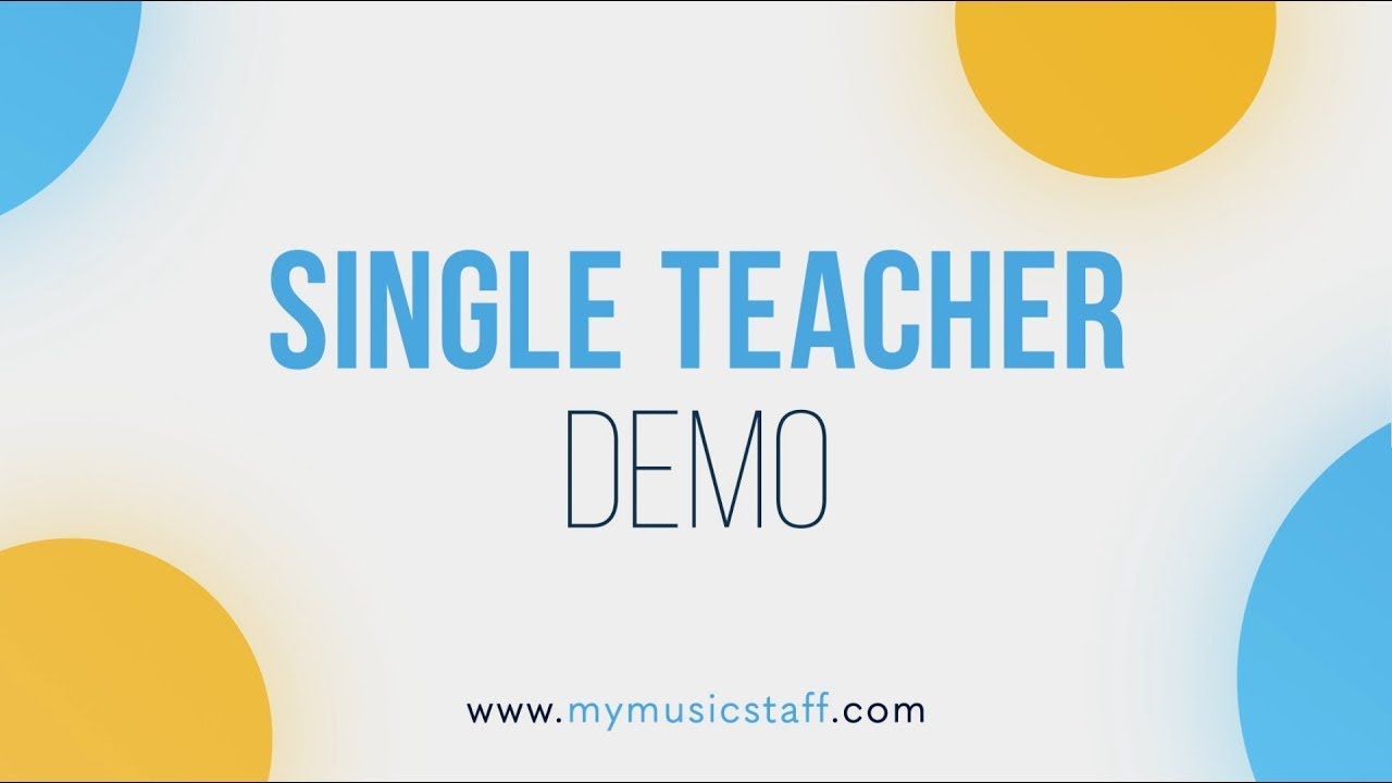 My Music Staff Demo