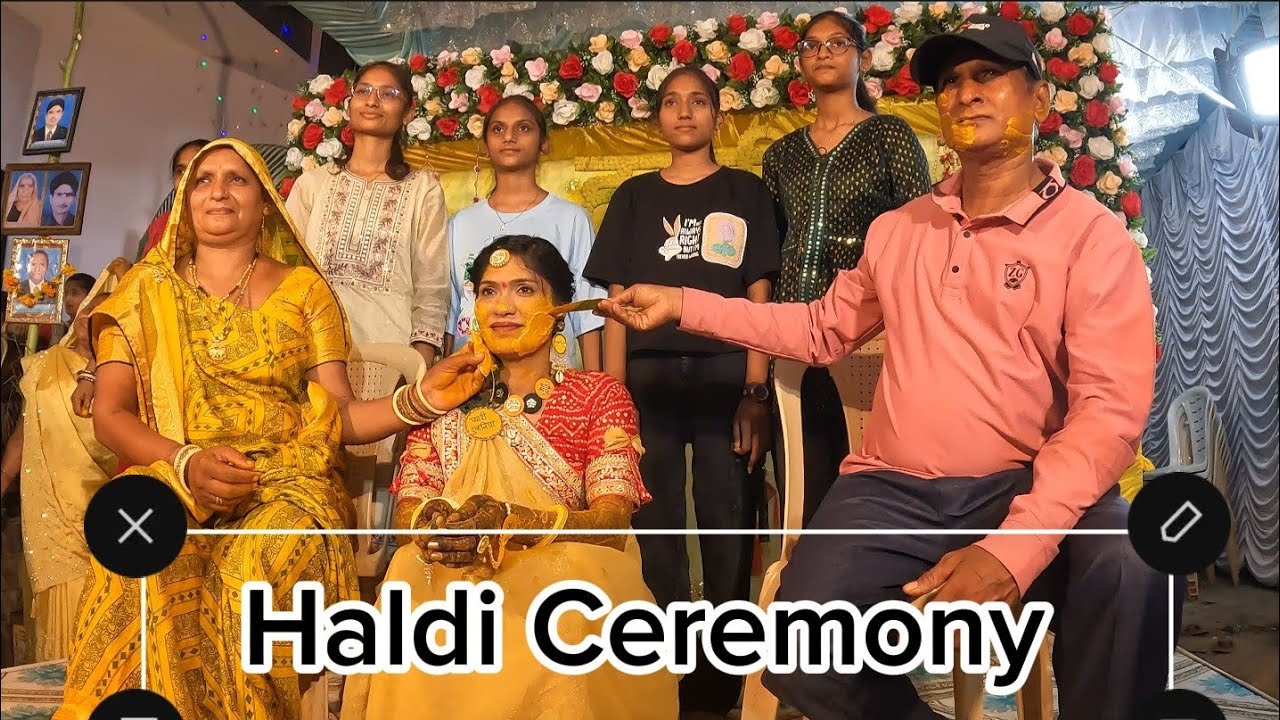 Vanita Weds Jekin part5 day1 2025 | 4k video | Haldi Ceremony and Dandiya Rash |