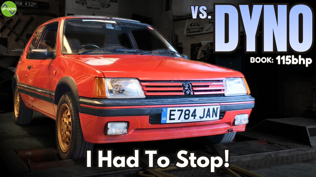 205 GTI 1.6 vs.Dyno | The First Time I've Had To Abandon The Test!