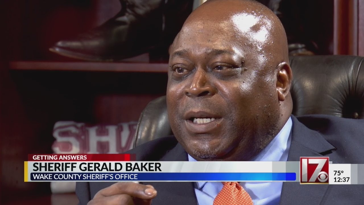 Wake County Sheriff Gerald Baker comments on sunglasses ban
