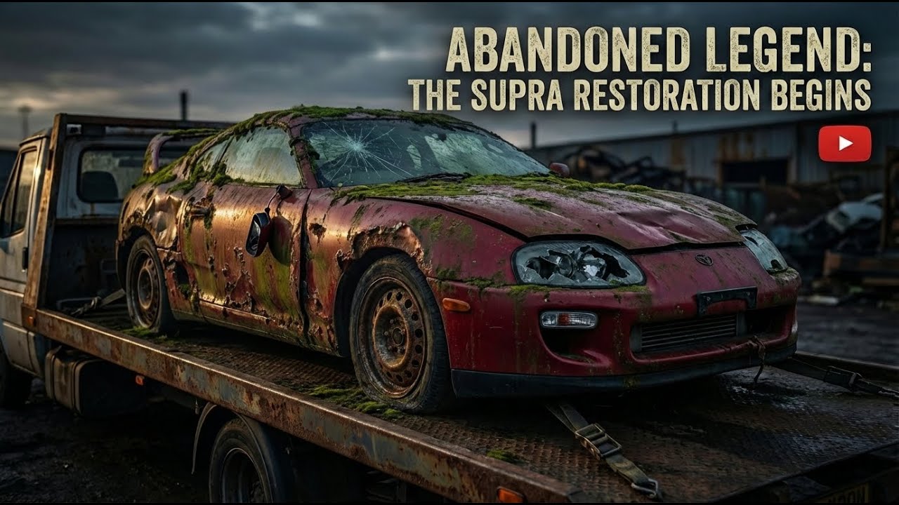 This Abandoned Toyota Supra MK4 Was Left to Rot for 30 Years