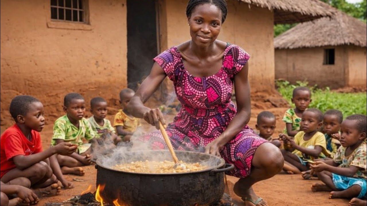 Typical African  village life of our newest wives #cooking african village food