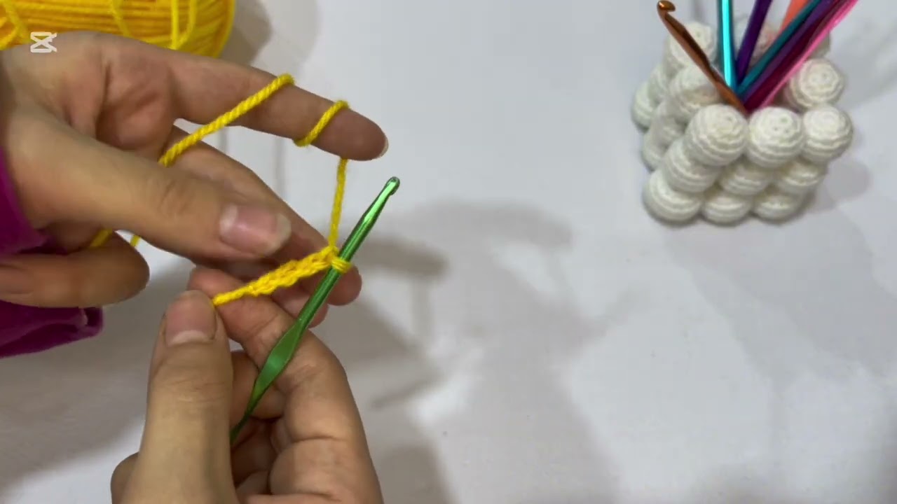  1- سلسله تعليم الكروشيه خطوة بخطوة – Crochet Step by Step