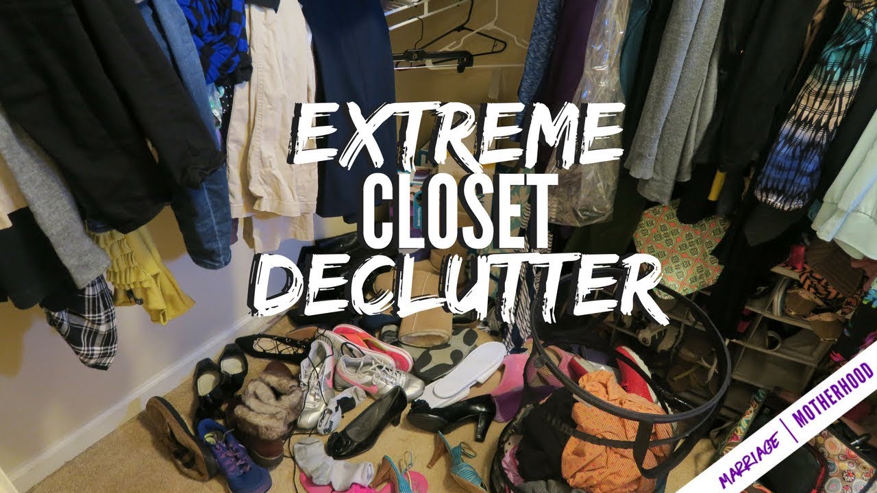Decluttering my closet 2018 | Master Bedroom | Closet Tour