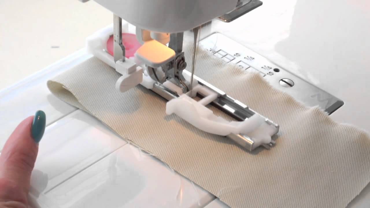 How to use an Automatic Button Hole Foot