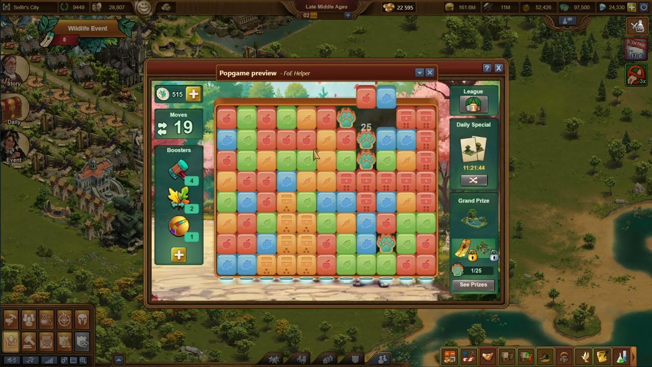 Forge of Empires Wildlife Event 2025, Poradnik