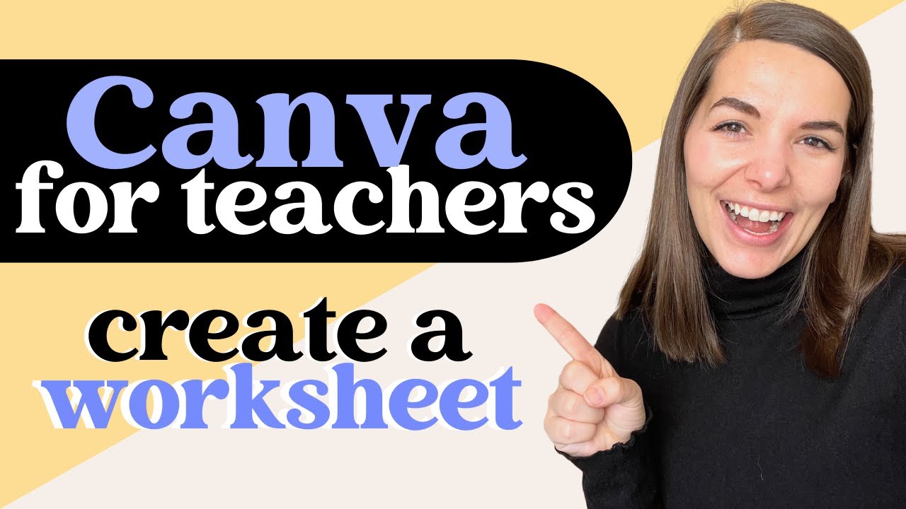 How To Create a Worksheet With Canva for Beginners 2023 | Canva For Teachers Tutorial