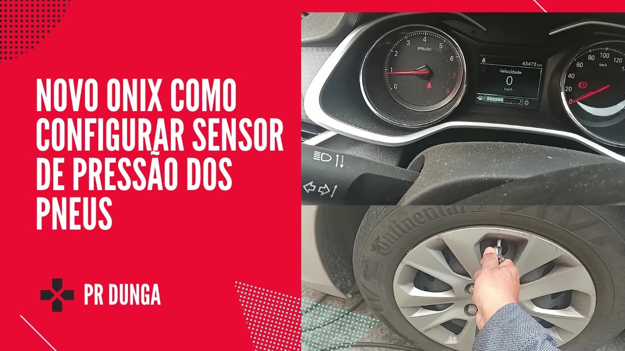 NOVO ONIX COMO CONFIGURAR SENSOR DE PRESSÃO PNEUS  REPROGRAMAR SENSOR PNEUS ONIX