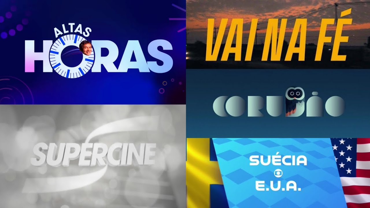 Intervalos: Altas Horas/Supercine/Vai Na Fé/Corujão/Copa do Mundo Feminina | Globo SP (06/08/2023)