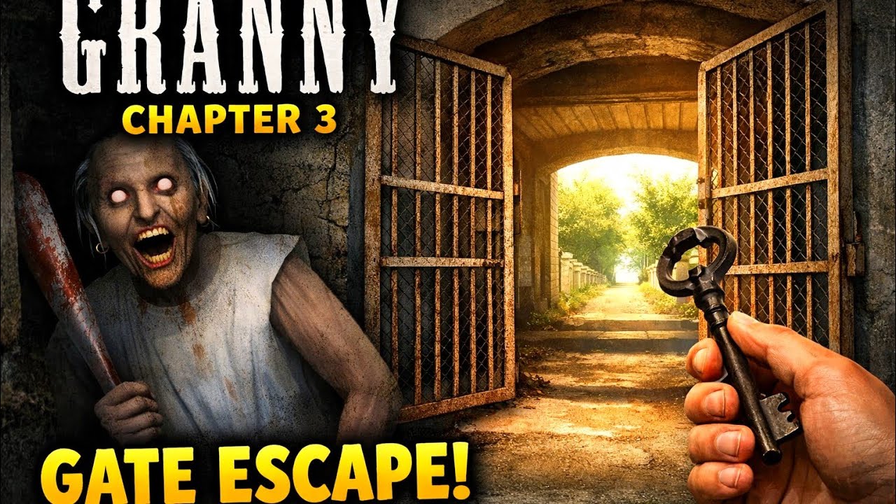 GRANNY CHAPTER 3 ESCAPE 😱 Gate Se Bach Ke Nikla!