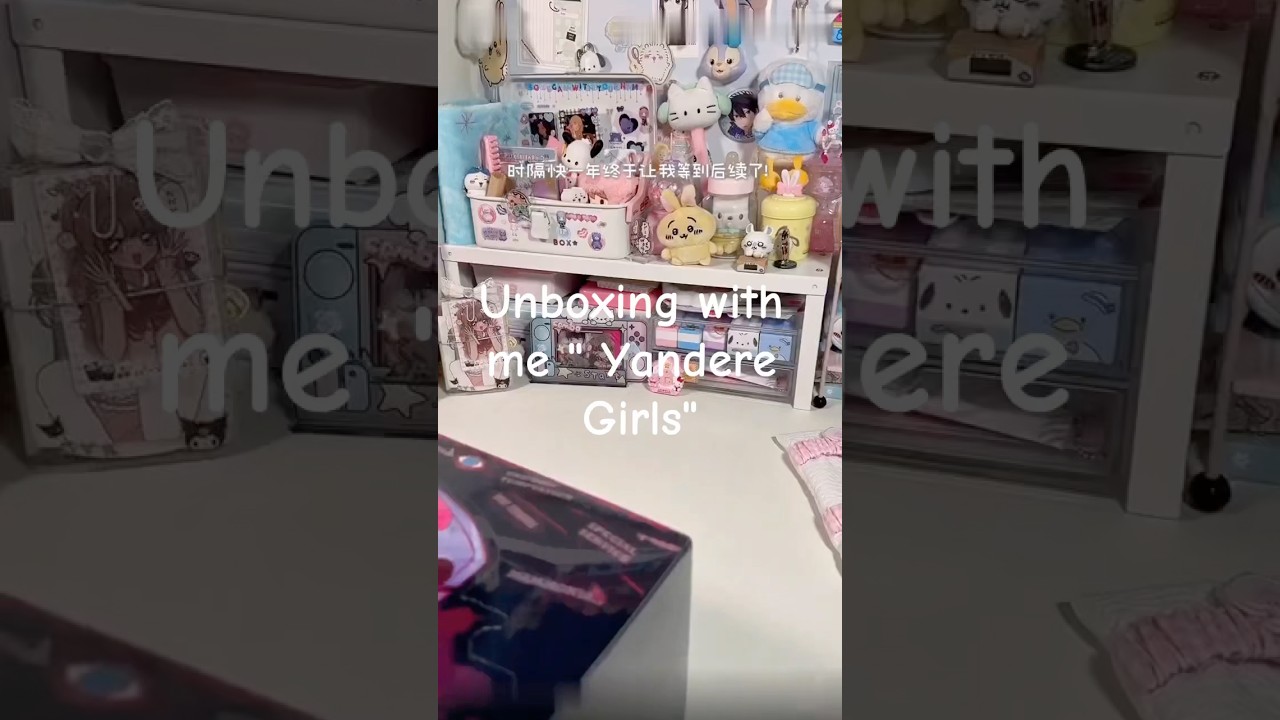 Unboxing with me &ldquo;Yandere Girls&rdquo; pop mart 🔮 #unboxing #blindbox #miniature #diy #popmart #toys