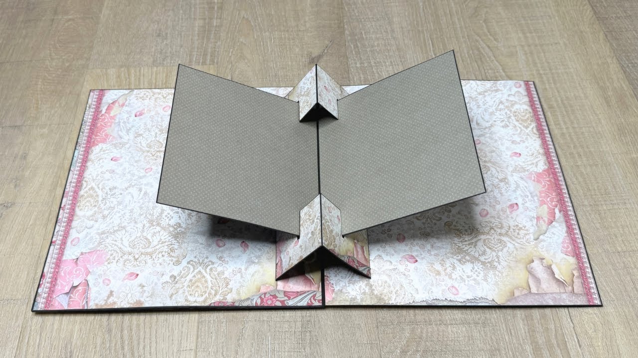 Pop-Up Scrapbook Page | Open Book Card Tutorial