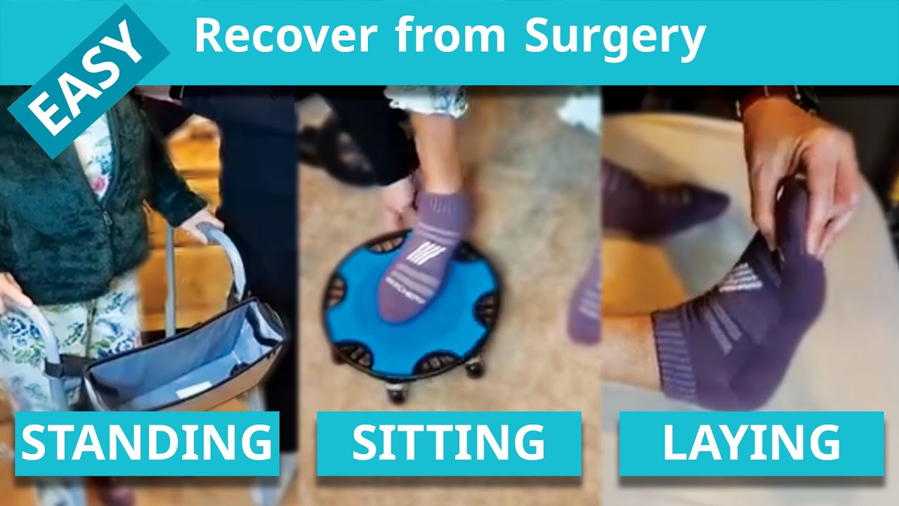 15 BEST Recovery Exercises After Femur, Hip or Knee Surgery YOU Can Do At Home (Easy) (Ft. My Mom)